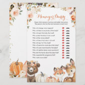 Autumn Woodland Oh Baby, mama of papa games (Voorkant / Achterkant)