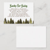 Autumn Woodland Rustic Books for Baby Informatiekaartje (Voorkant / Achterkant)