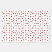 Autumn Woodland Wilderness Paddenstoelen | Drie pa Inpakpapier Vel (Voorkant 3)