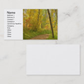 Autumn Woodlands Visitekaartje (Voorkant / Achterkant)
