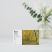 Autumn Woodlands Visitekaartje (Staand voorkant)
