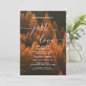 Autumn Woods Minimalist Kaart (Staand voorkant)