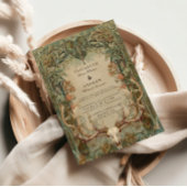 Autumn Woods Rustic Wedding Kaart