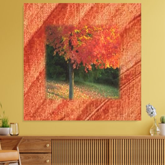 Autumn Wrapped Canvas (Insitu (Woonkamer))