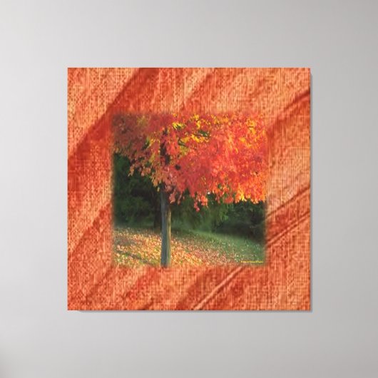 Autumn Wrapped Canvas Afdruk (Voorkant)