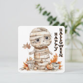 Autumn Wrapped - Mummy in de pompoenvlek (Staand voorkant)