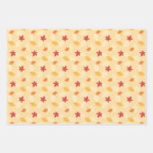 Autumn Wrapping Paper Flat Sheet Set van 3 (Voorkant 3)