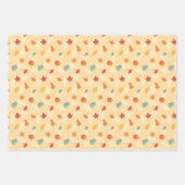 Autumn Wrapping Paper Flat Sheet Set van 3 (Voorkant)