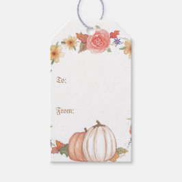 Autumn Wreath Cadeaulabel
