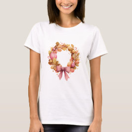 Autumn Wreath Graphic T-Shirt – Thanksgiving T-shi