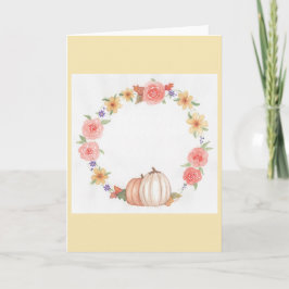 Autumn Wreath Kaart