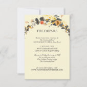 Autumn Wreath | Moderne huwelijksbezoekersgegevens Kaart (Voorkant)