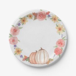 Autumn Wreath Papieren Bordje