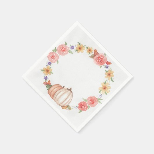 Autumn Wreath Servet (Hoek)