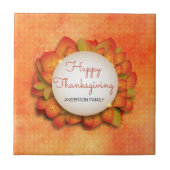 Autumn Wreath Tegeltje (Voorkant)