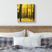 Autumn Yellow Forest Canvas Afdruk (Insitu (Slaapkamer))