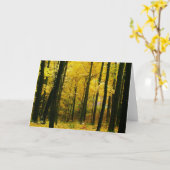Autumn Yellow Forest Kaart (Gele Bloem)