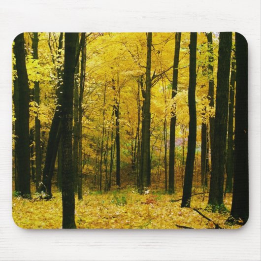 Autumn Yellow Forest Muismat (Voorkant)