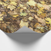 Autumn Yellow Leaves Collection Cadeaupapier (Hoek)