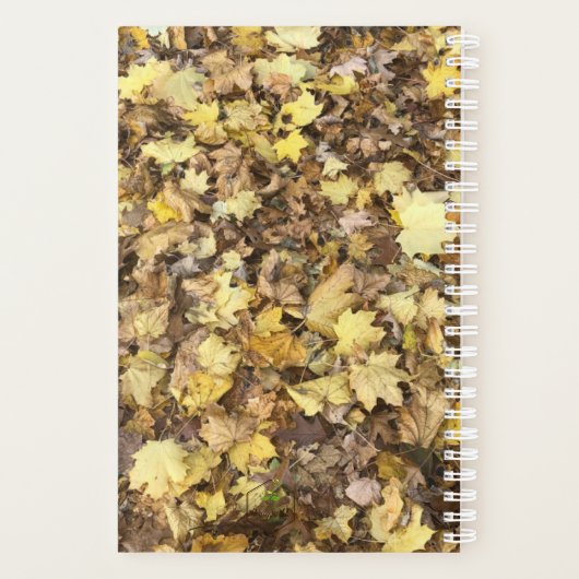 Autumn Yellow Leaves Collection Planner (Achterkant)