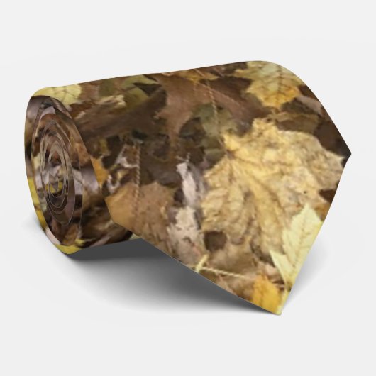 Autumn Yellow Leaves Collection Stropdas (Opgerold)