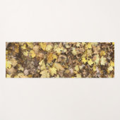Autumn Yellow Leaves Yogamat (Voorkant (horizontaal))