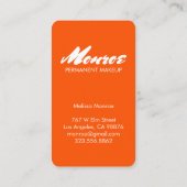 Autumn Yellow Red Waterverf Daisy Bouquet Elegant Visitekaartje (Achterkant)