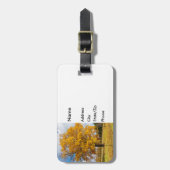 Autumn Yellow Sugar Maple Bagagelabel (Voorkant verticaal)