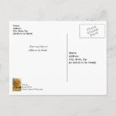Autumn Yellow Sugar Maple Briefkaart (Achterkant)