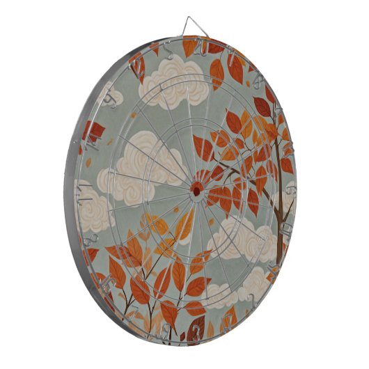 Autumnal Ascent Dartbord (Voorkant Links)