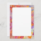 Autumnal Bright Bordered Invitation Kaart (Voorkant)