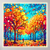 Autumnal Dreamscape Walk Poster (Voorkant)