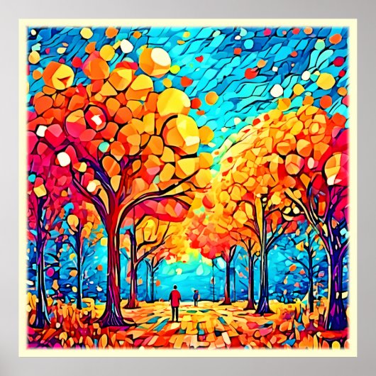 Autumnal Dreamscape Walk Poster (Voorkant)