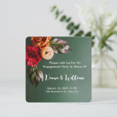 Autumnal Elegance bruiloft uitnodiging (Staand voorkant)