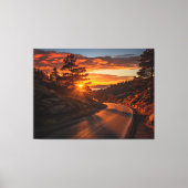 Autumnal Ember Realisme Digitale Schilderkunst Rus Canvas Afdruk (Voorkant)