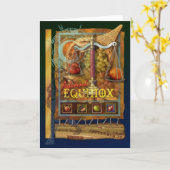 Autumnal Equinox Kaart (Gele Bloem)