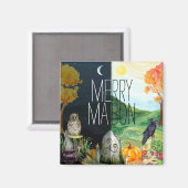 Autumnal Equinox Mabon Wiccan Magneet (Voorkant / Achterkant)