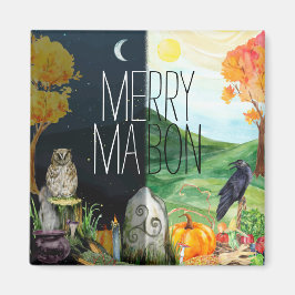 Autumnal Equinox Mabon Wiccan Magneet