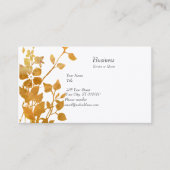 Autumnal fascinerend Floral flow in de tuin Visitekaartje (Voorkant)