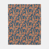 Autumnal Floral Fleece Blanket - Cozy Fall Decor Deken (Voorkant)