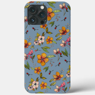 Autumnal Floral Pattern iPhone Case