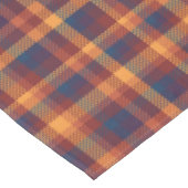 Autumnal Herfst Earth Tones Rustic Plaid Pattern Tafelkleed (Gekanteld)