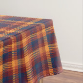 Autumnal Herfst Earth Tones Rustic Plaid Pattern Tafelkleed (Voorbeeld)