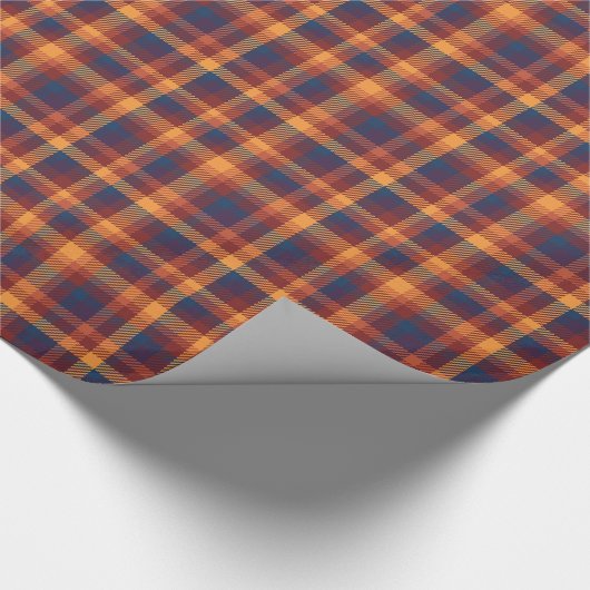 Autumnal Hues Herfst Pset Pattern Cadeaupapier (Hoek)