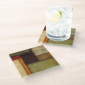 Autumnal Impressionist van Jennifer Goldberger Glazen Onderzetter (Schuin)