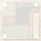 Autumnal Impressionist van Jennifer Goldberger Glazen Onderzetter (Achterkant)