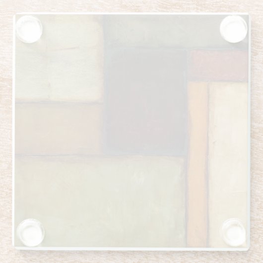 Autumnal Impressionist van Jennifer Goldberger Glazen Onderzetter (Achterkant)