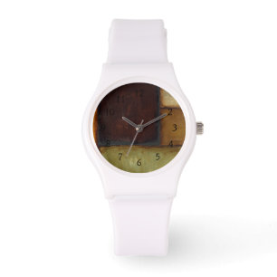 Autumnal Impressionist van Jennifer Goldberger Horloge