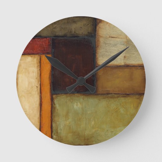 Autumnal Impressionist van Jennifer Goldberger Ronde Klok (Voorkant)