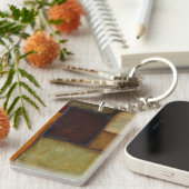 Autumnal Impressionist van Jennifer Goldberger Sleutelhanger (Voorkant Rechts)